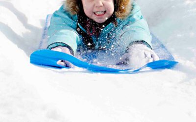 Snowbank Sliding